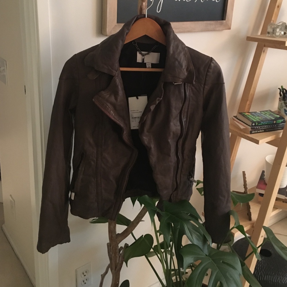 Leather jacket